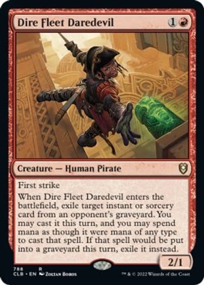 Dire Fleet Daredevil Commander Legends: Battle for Baldur's Gate Magic card