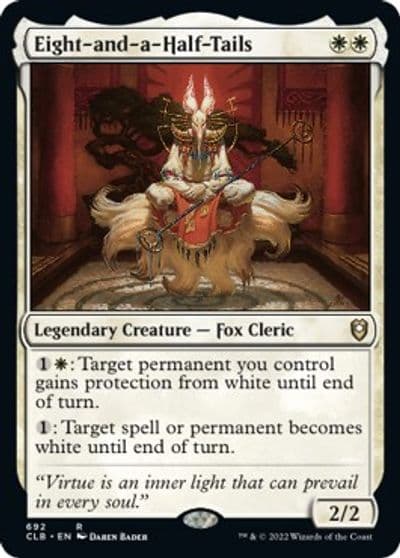 Eight and a Half Tails Commander Legends: Battle for Baldur's Gate Magic card
