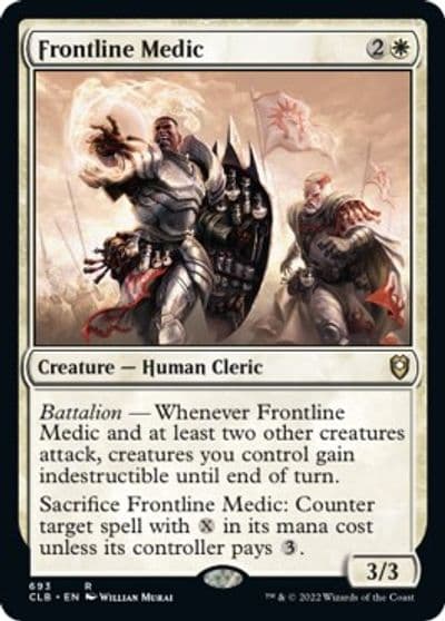 Frontline Medic Commander Legends: Battle for Baldur's Gate Magic card
