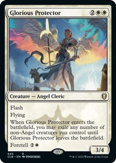 Glorious Protector Commander Legends: Battle for Baldur's Gate Magic card