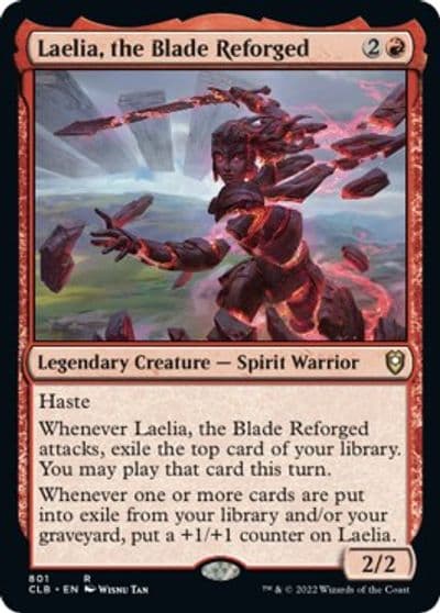 Laelia the Blade Reforged Commander Legends: Battle for Baldur's Gate Magic card