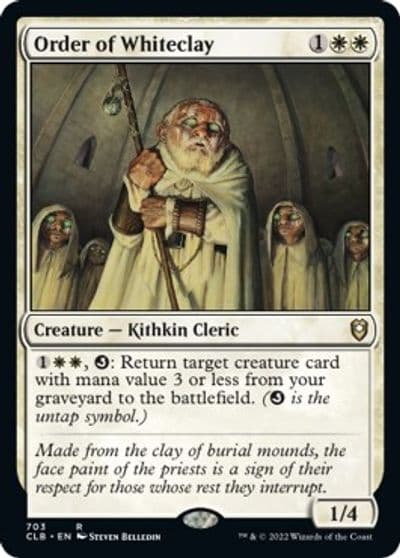 Order of Whiteclay Commander Legends: Battle for Baldur's Gate Magic card