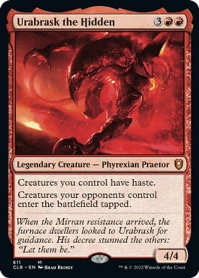 Urabrask the Hidden Commander Legends: Battle for Baldur's Gate Magic card