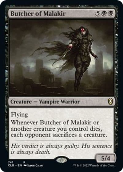 Butcher of Malakir Commander Legends: Battle for Baldur's Gate Magic card
