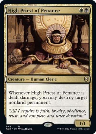 High Priest of Penance Commander Legends: Battle for Baldur's Gate Magic card