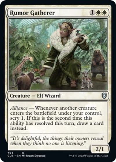 Rumor Gatherer Commander Legends: Battle for Baldur's Gate Magic card
