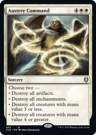 Austere Command Commander Legends: Battle for Baldur's Gate Magic card