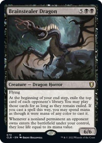 Brainstealer Dragon Commander Legends: Battle for Baldur's Gate Magic card