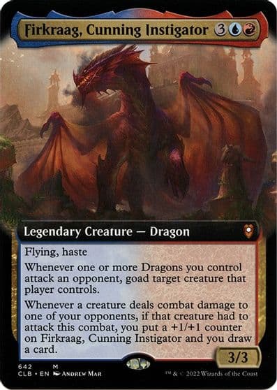 Firkraag Cunning Instigator Extended Art Commander Legends: Battle for Baldur's Gate Magic card
