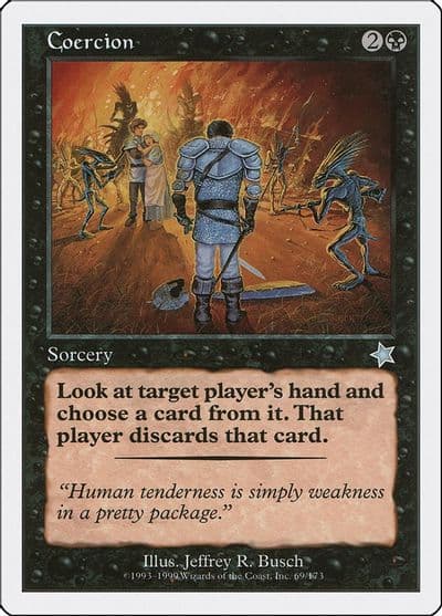 Coercion Starter 1999 Magic card