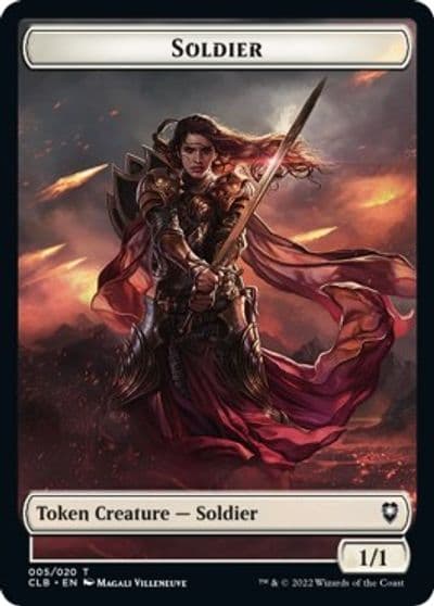 Soldier Token Commander Legends: Battle for Baldur's Gate Magic card