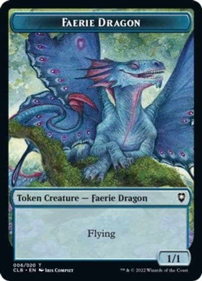 Faerie Dragon Token Commander Legends: Battle for Baldur's Gate Magic card