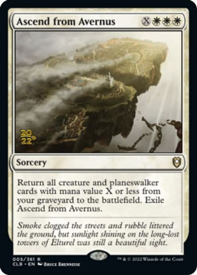 Ascend from Avernus Prerelease Cards Magic card