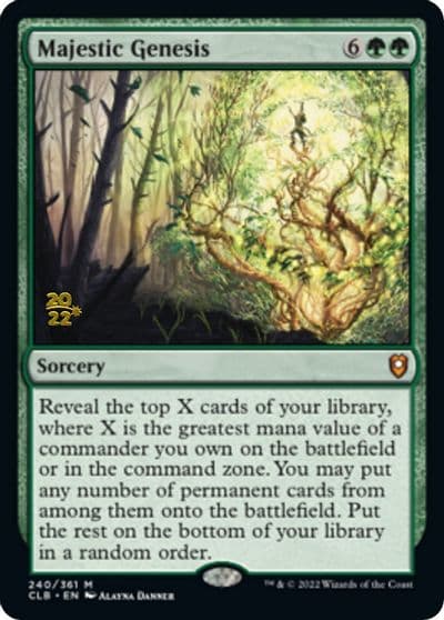 Majestic Genesis Prerelease Cards Magic card