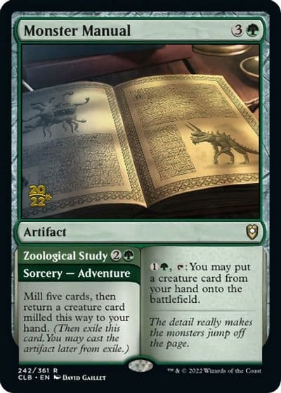 Monster Manual Prerelease Cards Magic card