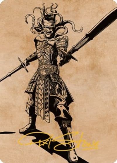Zevlor Elturel Exile Art Card 78 81 Gold Stamped Signature Art Series: Commander Legends: Battle for Baldur's Gate Magic card