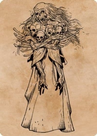 Myrkul Lord of Bones Art Card 73 81 Art Series: Commander Legends: Battle for Baldur's Gate Magic card