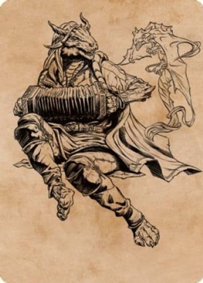 Korlessa Scale Singer Art Card Art Series: Commander Legends: Battle for Baldur's Gate Magic card