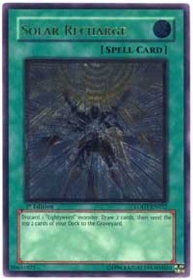 Solar Recharge UTR Light of Destruction Yu-Gi-Oh! card