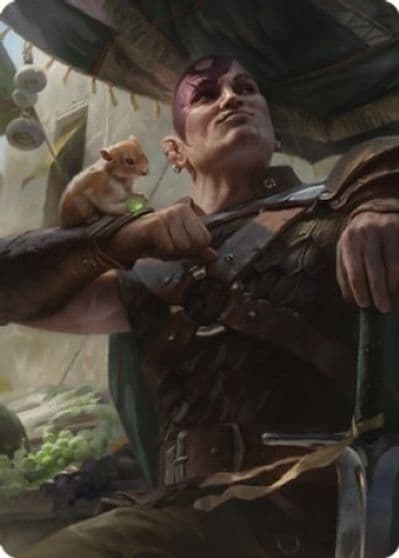 Minsc and Boo Timeless Heroes Art Card 38 81 Art Series: Commander Legends: Battle for Baldur's Gate Magic card
