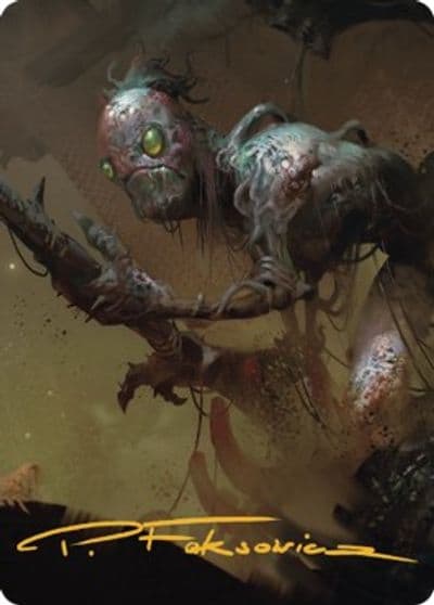 Mold Folk Art Card Gold Stamped Signature Art Series: Commander Legends: Battle for Baldur's Gate Magic card