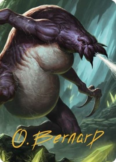 Ettercap Art Card Gold Stamped Signature Art Series: Commander Legends: Battle for Baldur's Gate Magic card