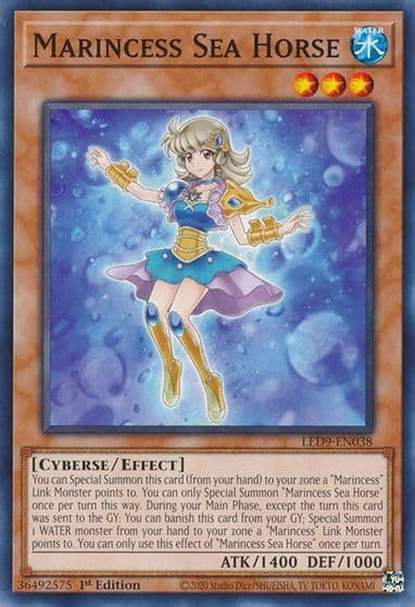 Marincess Sea Horse Legendary Duelists: Duels From the Deep Yu-Gi-Oh! card