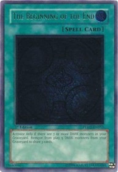 The Beginning of the End UTR Phantom Darkness Yu-Gi-Oh! card