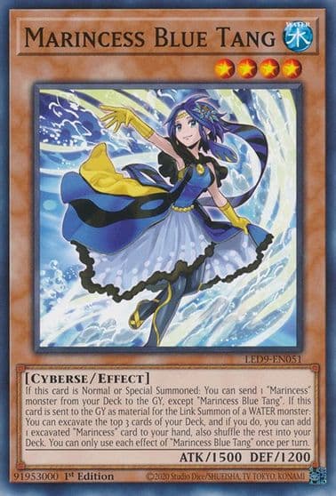 Marincess Blue Tang Legendary Duelists: Duels From the Deep Yu-Gi-Oh! card