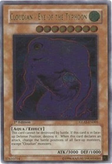 Cloudian Eye of the Typhoon UTR Gladiator's Assault Yu-Gi-Oh! card
