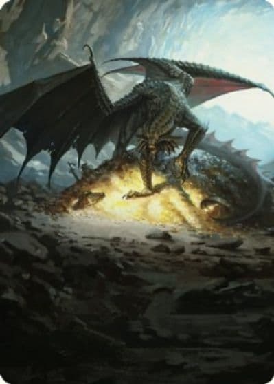 Ancient Copper Dragon Art Card 4 81 Art Series: Commander Legends: Battle for Baldur's Gate Magic card