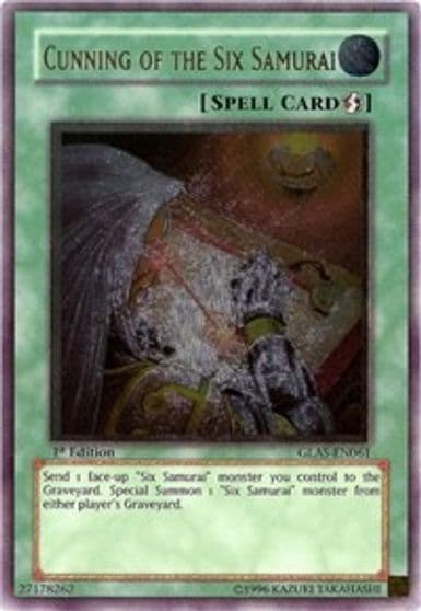 Cunning of the Six Samurai UTR Gladiator's Assault Yu-Gi-Oh! card