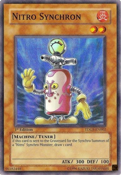 Nitro Synchron The Duelist Genesis Yu-Gi-Oh! card