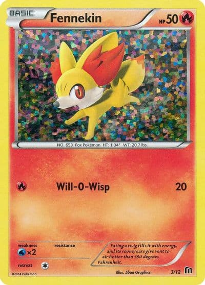 Fennekin McDonald's Promos 2016 Pokemon card