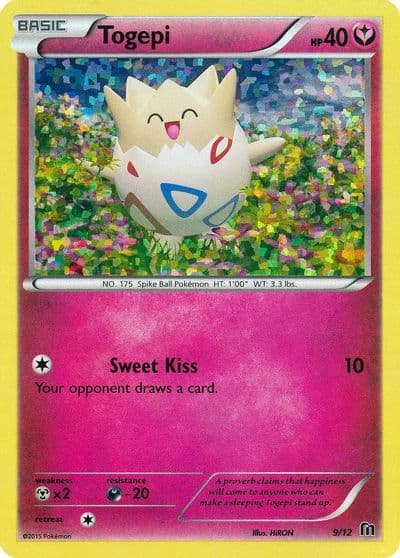 Togepi McDonald's Promos 2016 Pokemon card