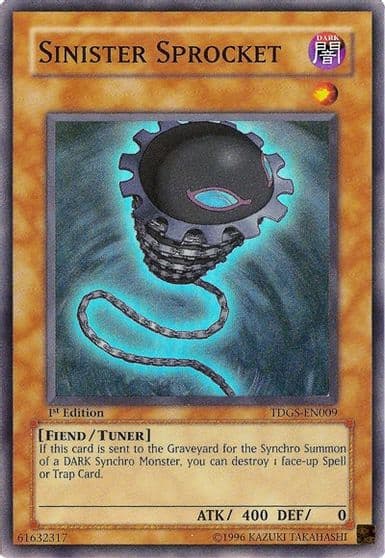 Sinister Sprocket The Duelist Genesis Yu-Gi-Oh! card