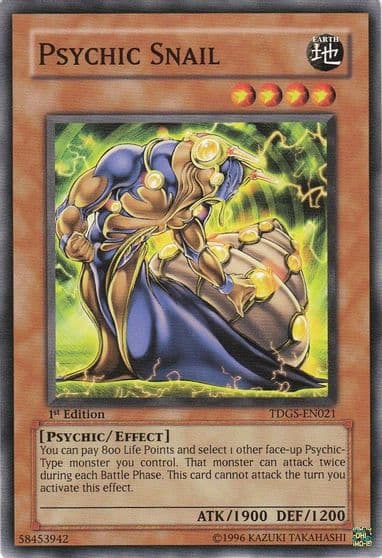 Psychic Snail The Duelist Genesis Yu-Gi-Oh! card