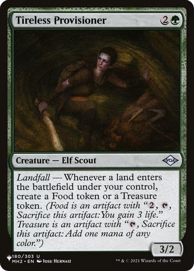 Tireless Provisioner The List Reprints Magic card