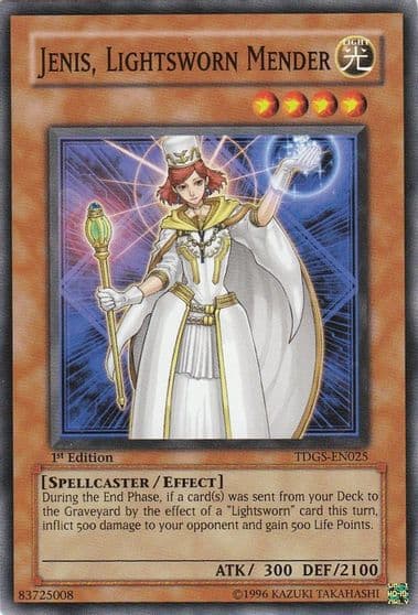 Jenis Lightsworn Mender The Duelist Genesis Yu-Gi-Oh! card