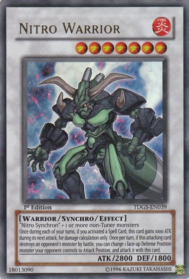 Nitro Warrior The Duelist Genesis Yu-Gi-Oh! card