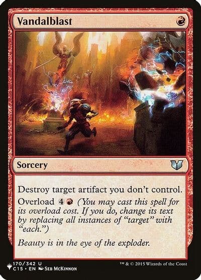 Vandalblast The List Reprints Magic card