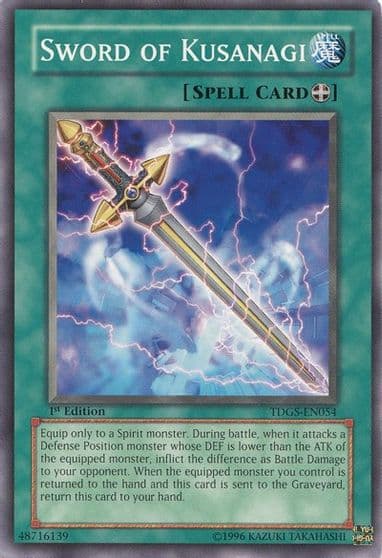 Sword of Kusanagi The Duelist Genesis Yu-Gi-Oh! card