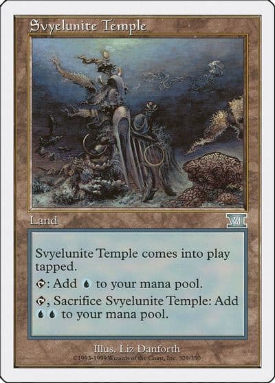 Svyelunite Temple Classic Sixth Edition Magic card