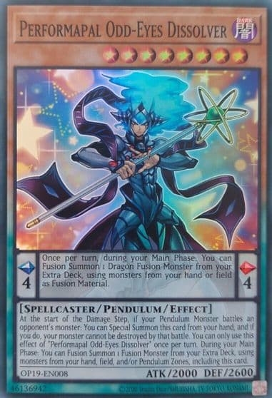 Performapal Odd Eyes Dissolver OTS Tournament Pack 19 Yu-Gi-Oh! card