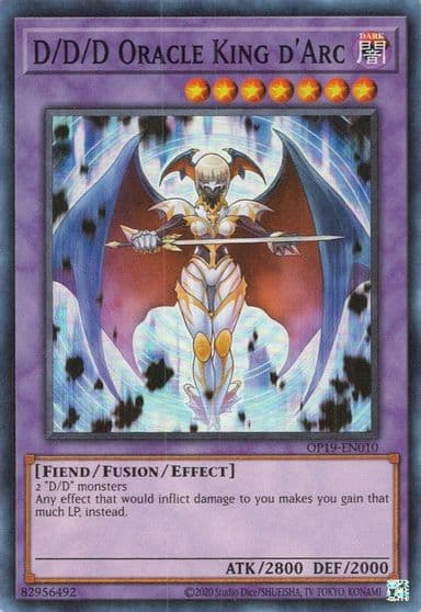 D D D Oracle King dArc OTS Tournament Pack 19 Yu-Gi-Oh! card