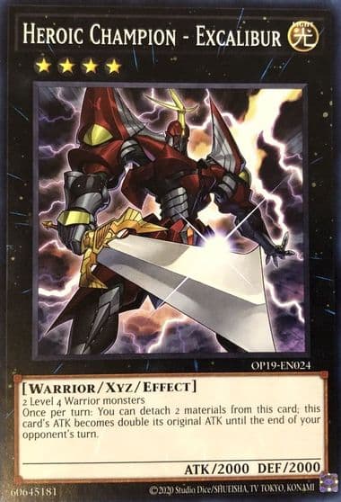 Heroic Champion Excalibur OTS Tournament Pack 19 Yu-Gi-Oh! card