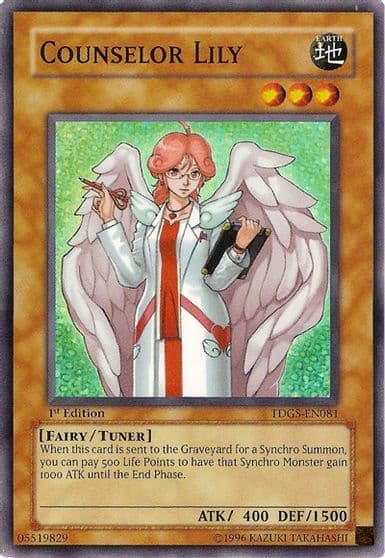 Counselor Lily The Duelist Genesis Yu-Gi-Oh! card