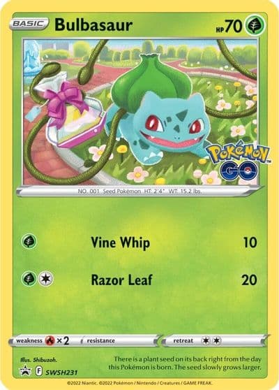 Bulbasaur - SWSH231 SWSH: Sword & Shield Promo Cards Pokemon card