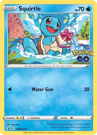 Squirtle - SWSH233 SWSH: Sword & Shield Promo Cards Pokemon card