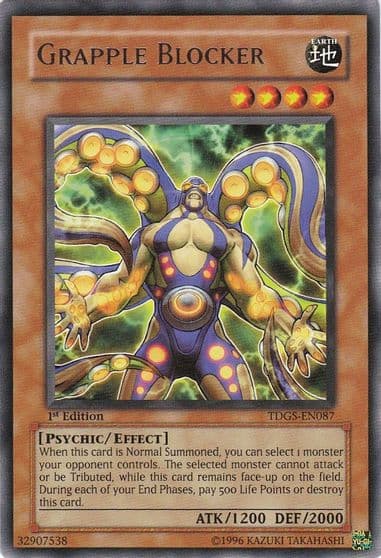 Grapple Blocker The Duelist Genesis Yu-Gi-Oh! card